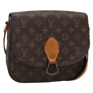 LOUIS VUITTON Monogram Saint Cloud GM Shoulder Bag M51242 LV Auth 142223